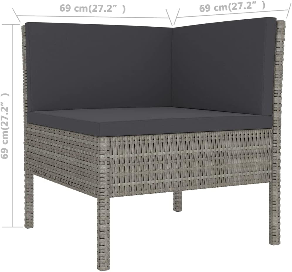 πΏ Outdoor Patio Furniture Set β Cushioned Rattan Sofa Lounge πͺβ¨