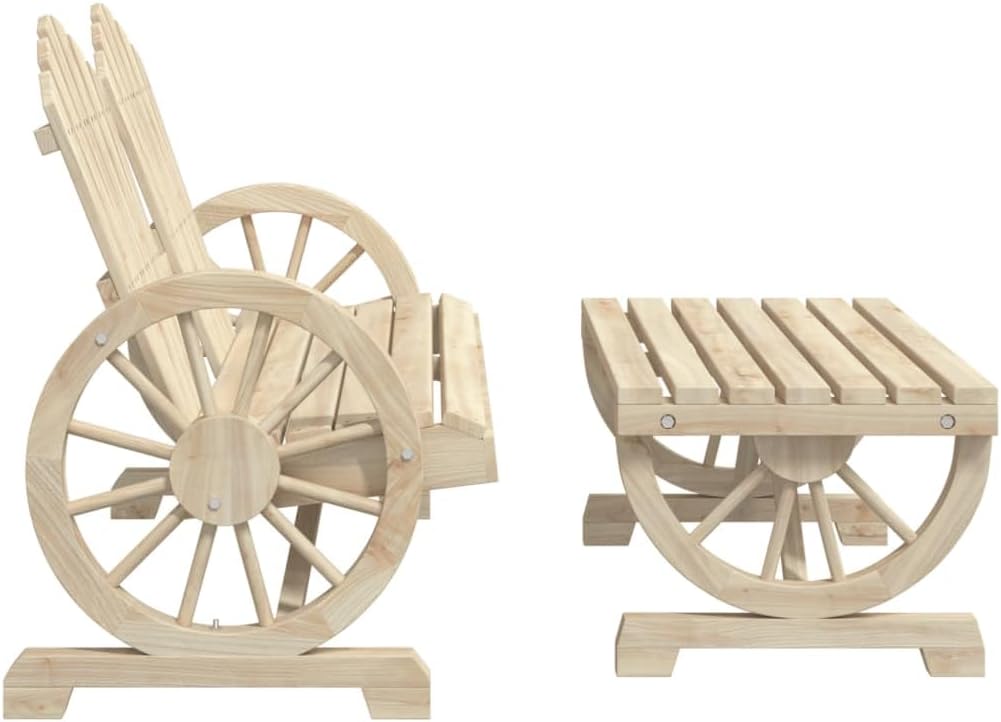 🌿 Outdoor Adirondack Chair – Wooden Patio Lounge Relax Seat 🪑✨