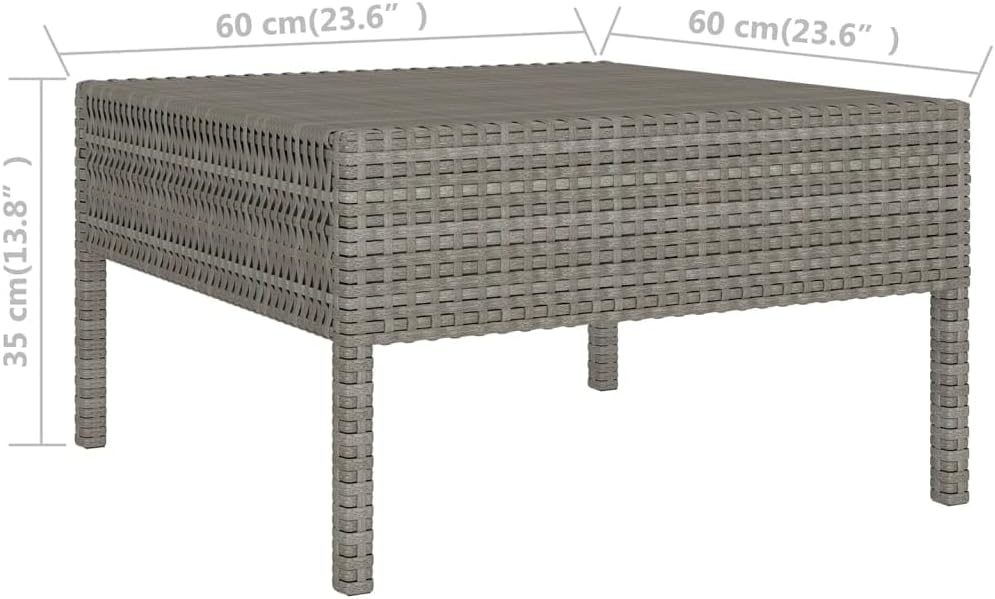 🌿 Outdoor Patio Furniture Set – Cushioned Rattan Sofa Lounge 🪑✨
