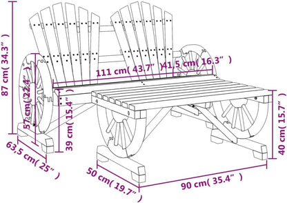 🌿 Outdoor Adirondack Chair – Wooden Patio Lounge Relax Seat 🪑✨