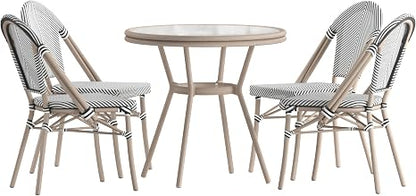 Modern Outdoor Dining Chairs 🏡 Patio Rattan Armchair Set