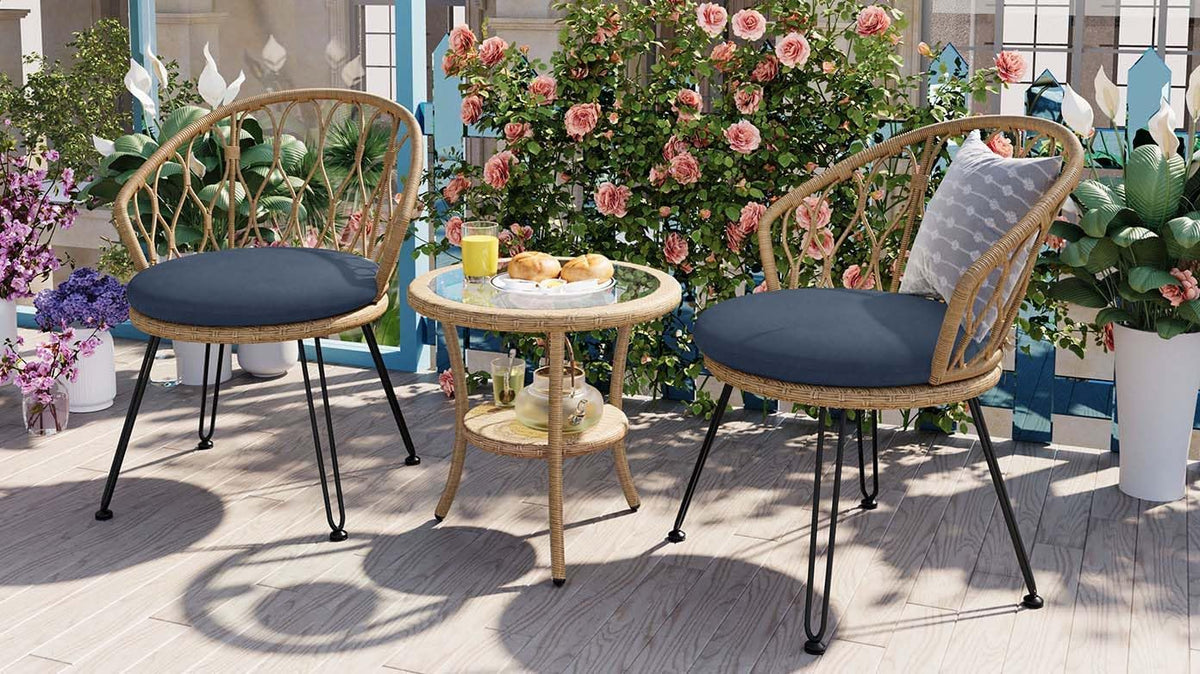 🌿 Outdoor Leisure Furniture Set 🛋️ | All-Weather Patio Seating ✨ | Garden Relax Lounge ☀️