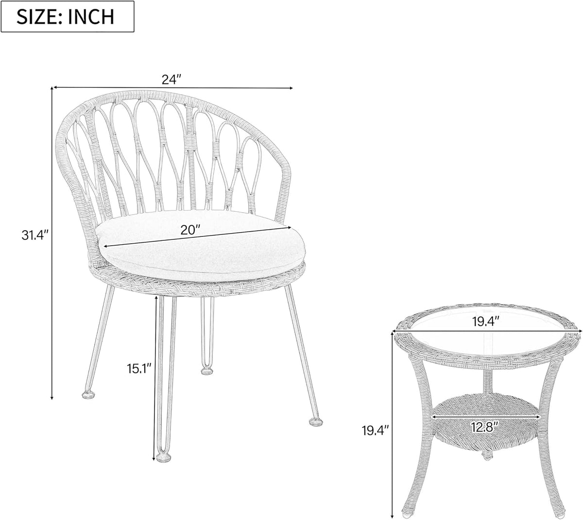 🌿 Outdoor Leisure Furniture Set 🛋️ | All-Weather Patio Seating ✨ | Garden Relax Lounge ☀️