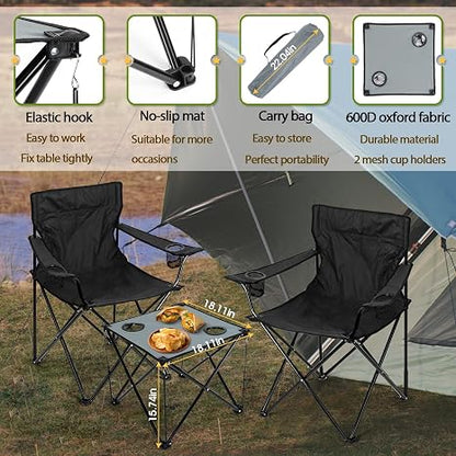 🏕️ Folding Camping Table 🪵 | Portable Outdoor Mini Desk ✨ | Lightweight Travel Essential 🎒
