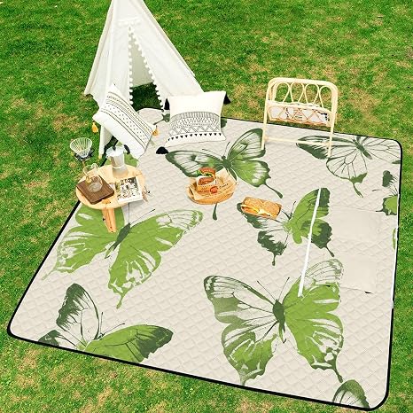 🧺 Waterproof Picnic Blanket 🌿 | Foldable Outdoor Mat ✨ | Beach & Camping Essential ☀️
