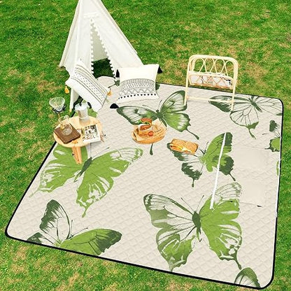 🧺 Waterproof Picnic Blanket 🌿 | Foldable Outdoor Mat ✨ | Beach & Camping Essential ☀️